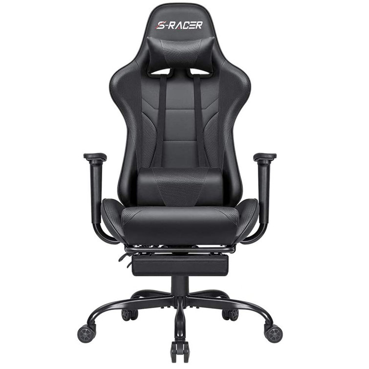 Homall Faux Leather PC & Racing Gaming Chair with Footrest & Reviews